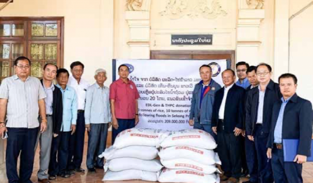 Donation rice and seeds