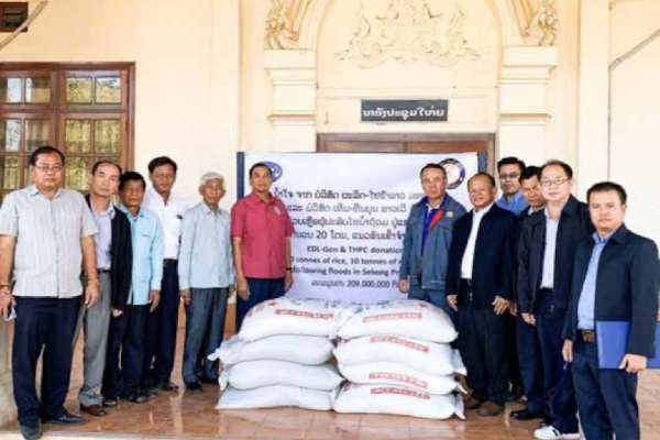 Donation rice and seeds